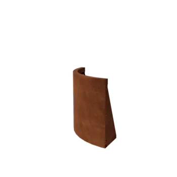 Muro de contenção em aço corten - Curva externa - 50 x 50 x 50 cm
