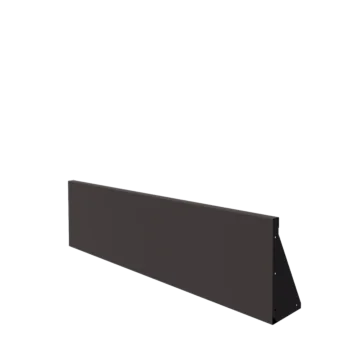 Muro de contenção em aço - Reto - 150 x 40 cm - Outra cor RAL