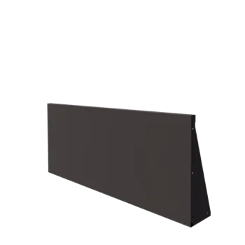 Muro de contenção em aço - Reto - 150 x 60 cm - Outra cor RAL