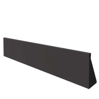 Muro de contenção em aço - Reto - 200 x 40 cm - Outra cor RAL