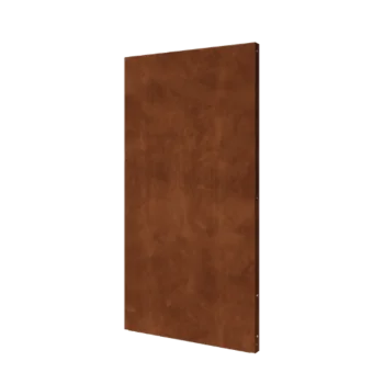Painel decorativo em aço corten - Base - 100 x 6 x 190 cm