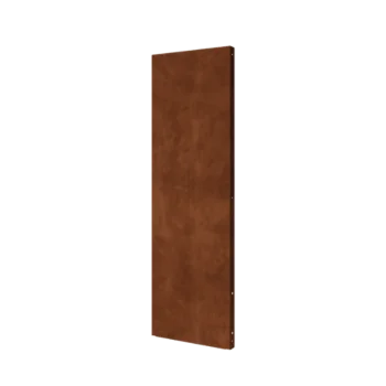 Painel decorativo em aço corten - Base - 60 x 6 x 190 cm