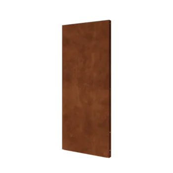 Painel decorativo em aço corten - Base - 80 x 6 x 190 cm