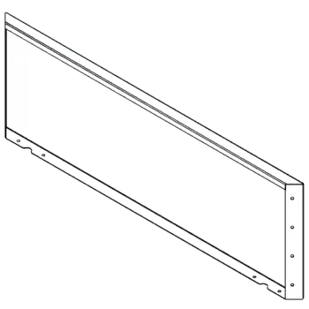 Floreira em aço corten - Painel - 40 x 120 cm