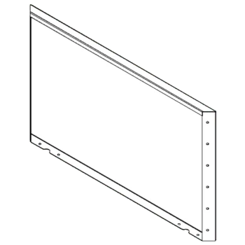Floreira em aço corten - Painel - 60 x 100 cm
