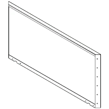 Floreira em aço corten - Painel - 60 x 120 cm
