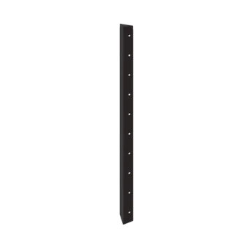 Floreira em aço - Peça de canto 90° - 100 cm - RAL7016 fosco (cinzento antracite)