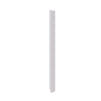 Floreira em aço - Peça de canto 90° - 100 cm - RAL9010 fosco (branco)