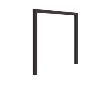 Pérgola em aço - Reta - 250 x 230 cm - Outra cor RAL - Sem base de betão
