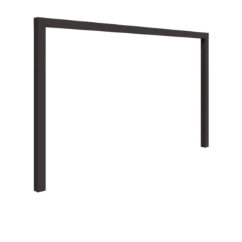 Pérgola em aço - Reta - 400 x 230 cm - Outra cor RAL - Sem base de betão