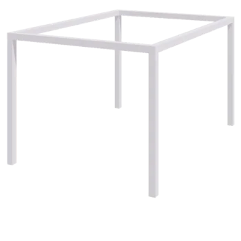 Pérgola em aço - Retângulo - 424 x 300 x 230 cm - RAL9010 fosco (branco) - Sem base de betão