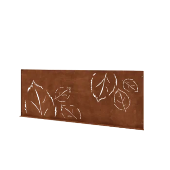 Vedação decorativa em aço corten N - Painel - 149 x 3 x 60 cm