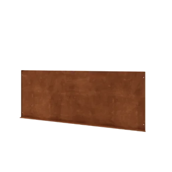 Vedação decorativa em aço corten V - Painel - 149 x 3 x 60 cm