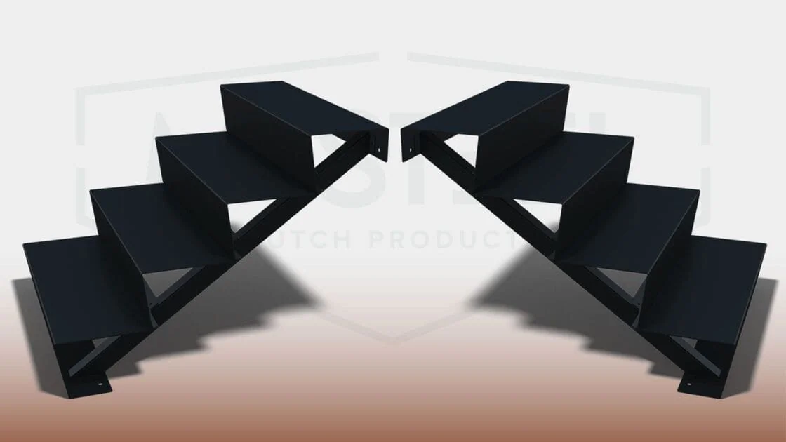 Como instalar uma escada de jardim de metal?