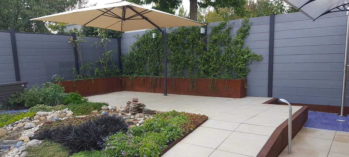 Corten aço no jardim: revolução moderna no design de jardins