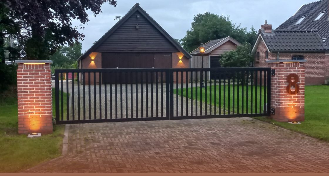 Como penduro um número de casa de aço?